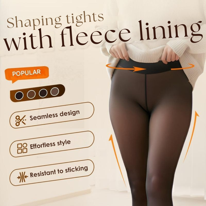 Thermelle – Women’s Fleece-Lined Winter Leggings, High Rise