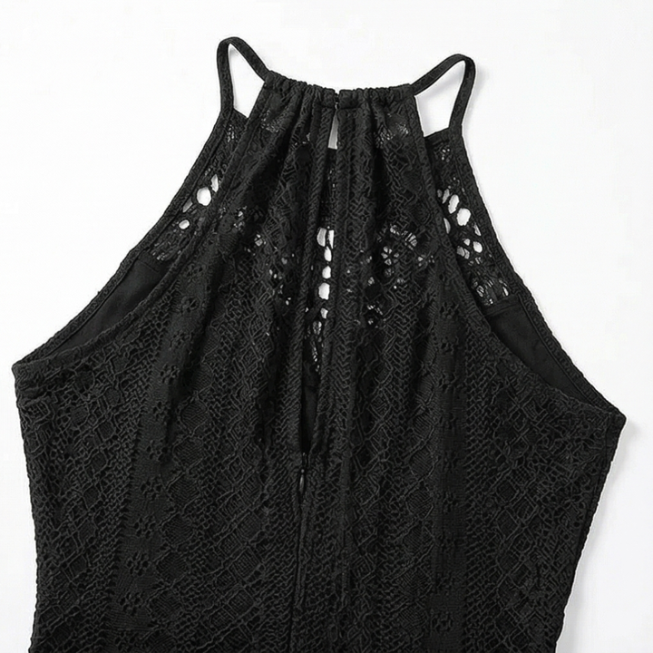 Vivara – Women's Lace Halterneck Maxi Dress