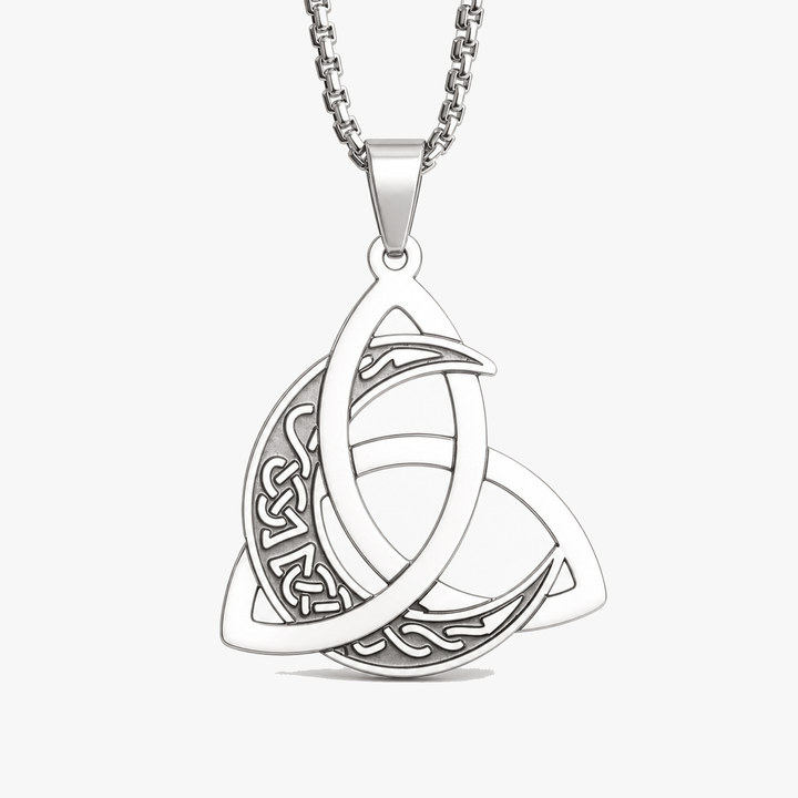 Mythara™ – Viking Trinity Knot Moon Necklace (1+1 Free)
