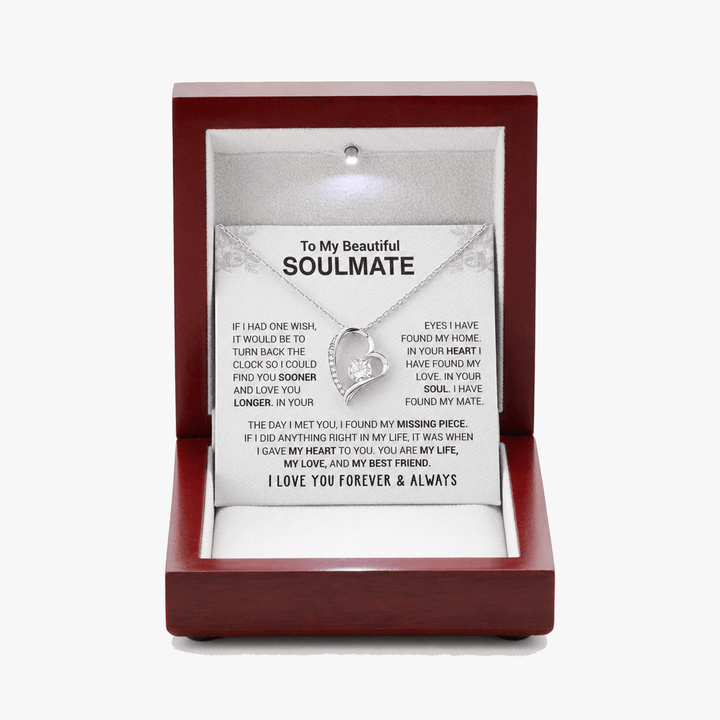 Soulmira™ – Soulmate Heart Necklace with Love Letter