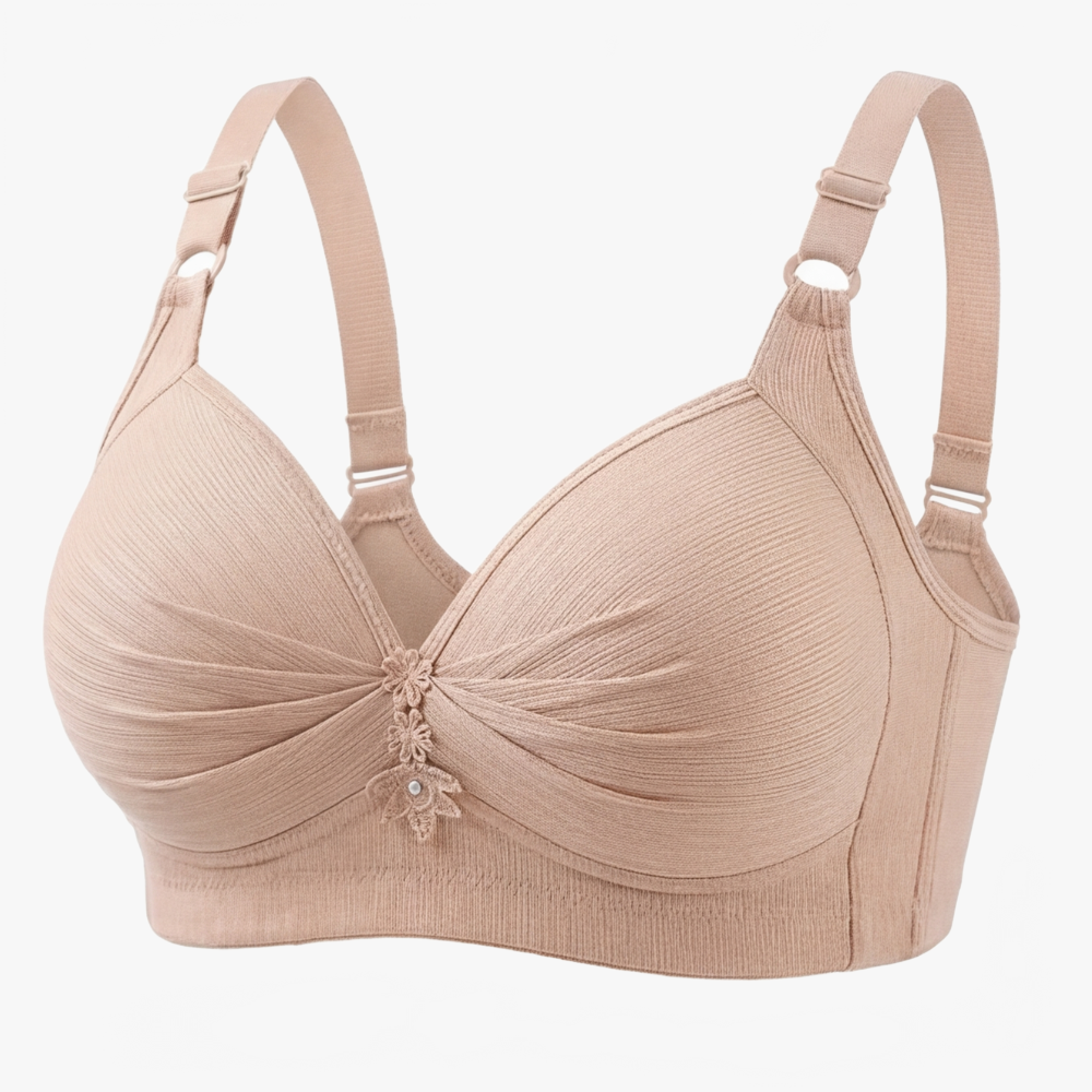 Veluna - Women's Plus Size Wireless Comfort Bra (1+1 Free)