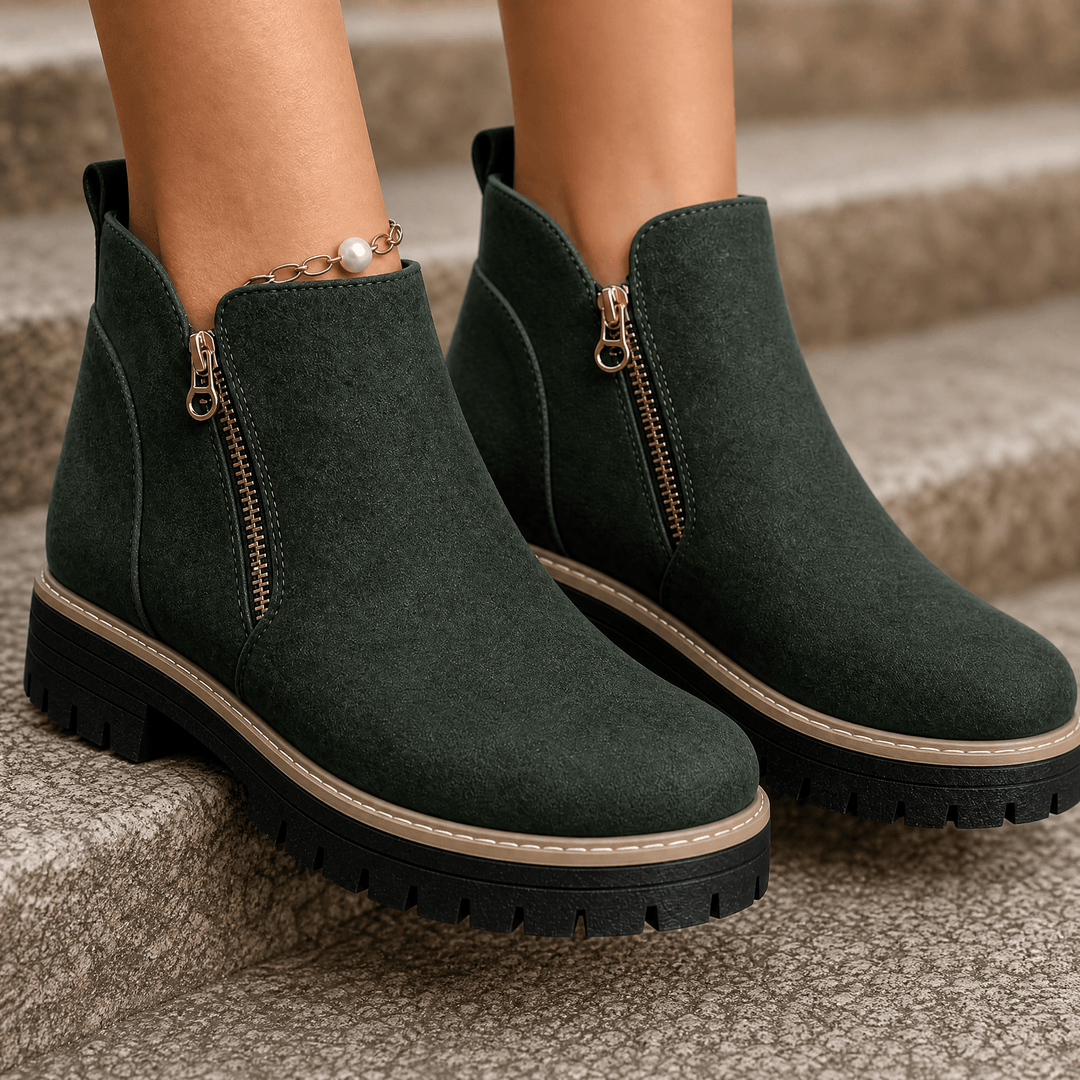 Strida – Women's Cushioned Platform Ankle Boots