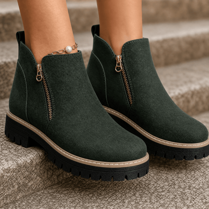 Strida – Women's Cushioned Platform Ankle Boots